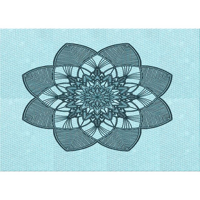 Ahgly Company Machine Washable Indoor Rectangle Transitional Deep-Sea Green Area Rugs, 7' x 10'