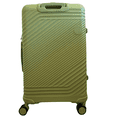 thumbnail image 4 of TRAVLR 100% PP Break Resistant Lightweight Expandable 20"  Cabin Luggage Trolley-Morning Green, 4 of 7