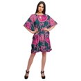 thumbnail image 3 of Moomaya Robe Courte de Caftan de Plage, Robe de Couverture Imprimée, Kaftan pour Femmes, Tenue de Plage, Couverture, 3 of 4