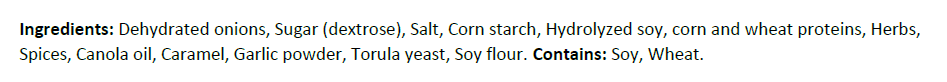Mélange à sauce pour ragoût de bœuf St. Hubert
