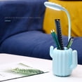 thumbnail image 1 of Yhmxh Lampe de Bureau Lampe de Chevet Lampe de Table Lumière de Table Protection des Yeux Lampe de Table Stylo Cactus Lampe de Table à DEL Rechargeable Étudiant Chevet Dortoir Lecture Lampe de Table Naturelle Lampe de Bureau, 1 of 8