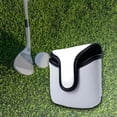 thumbnail image 3 of PU Golf Mallet Putter Head Cover for Most Putter Protection Guard Outdoor Sports White, 3 of 8