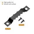 thumbnail image 3 of Unique Bargains 120 Pcs Cintres pour Photos à Dents de Scie avec 240 Pcs Vis, Cadres Photo Cintres pour Photos avec Vis (Noir), 3 of 6