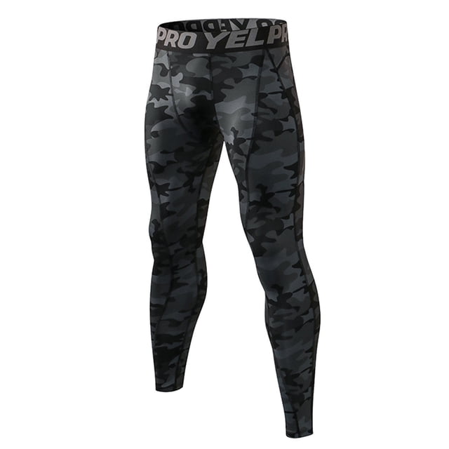Mens Four Seasons Simple Exercise Tight Fitness Running Stretch Basketball Base Training Compression Pants Fitness Pants Pants