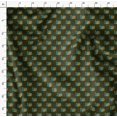 thumbnail image 4 of Soimoi polyester Crepe Fabric House Architectural Print Fabric by the Yard 42 Inch Wide, 4 of 5