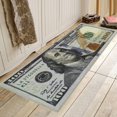 thumbnail image 2 of MesaSe 100 Dollar Bill Non-Slip Area Rug Door Mat One Hundred Dollar Money Bath Mat Home Decor Carpet Runner, 2 of 9