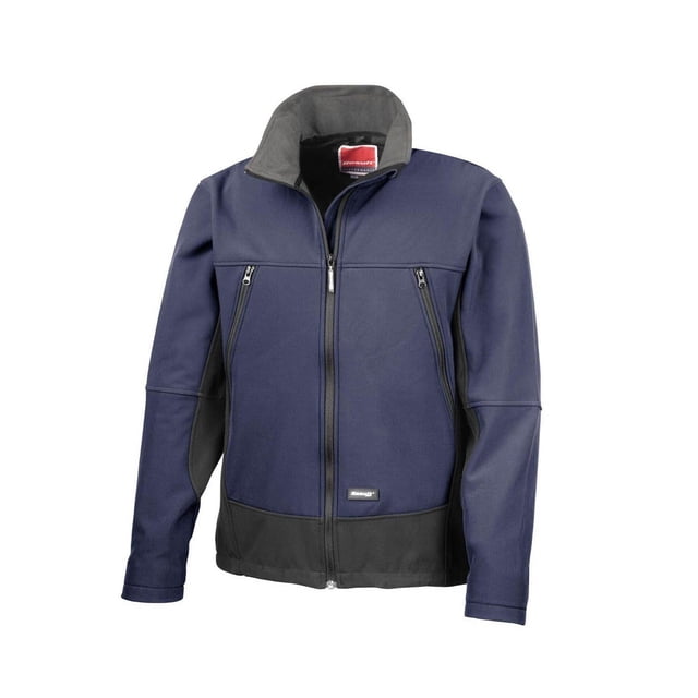 Result Manteau Coquille Souple d'Activité Imperméable et Coupe-Vent pour Homme