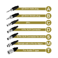 thumbnail image 2 of MYG Casque Portable avec Microphone 3.5mm pour Guide Lecture Discours Enseignement, 2 of 7