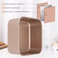 thumbnail image 3 of Square Loaf Pan Stackable Baking Pan Deep Thickened Carbon Steel Loaf Tin For Cakes And Loaves, 3 of 8