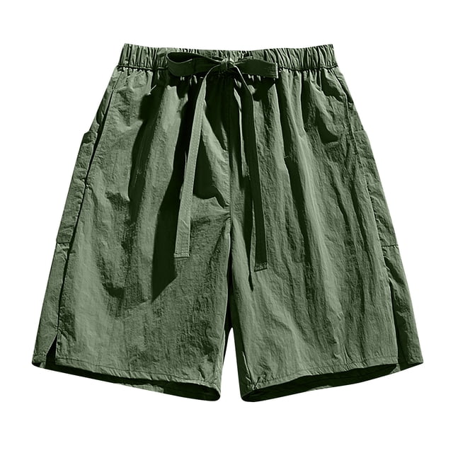 Birdeem Mens Shorts Mens Summer Casual and Comfortable Drawstring Pocket Elastic Waist Shorts