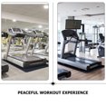 thumbnail image 3 of PAMINGONO 2pcs Treadmill Mat For Carpet Black NBR Antislip Vibration Absorption Home Gym, 3 of 8