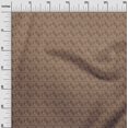 thumbnail image 4 of oneOone Viscose Chiffon Brown Fabric Block Sewing Material Print Fabric By The Yard 42 Inch Wide, 4 of 6