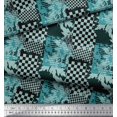 thumbnail image 3 of Soimoi Tissu de Viscose Check & Texture Tissu Imprimés par Yard 42 Pouces de Large, 3 of 4