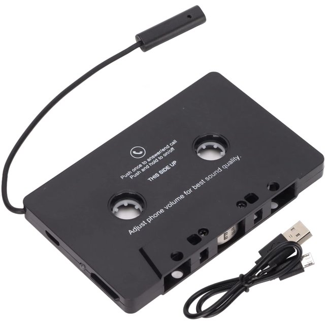 Bluetooth 5.0 Cassette Adapter Car Audio Tape Player Receiver for Wireless Music Streaming