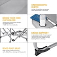 thumbnail image 2 of King Camp Folding Camp Chair - Grey, 2 of 8