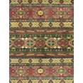 thumbnail image 1 of Ahgly Company Indoor Rectangle Abstract Copper Green Southwestern Area Rugs, 8' x 12', 1 of 6