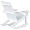 thumbnail image 4 of Palms Modern Adirondack Plastic Outdoor Rocking Chairs (Set of 4), 4 of 8