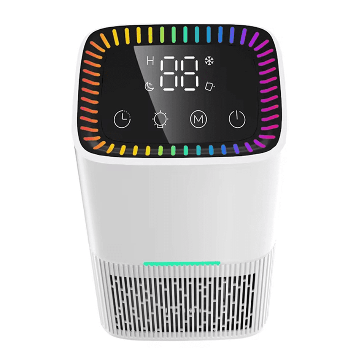 Small Dehumidifier Home Air Dyer Large Indoor Moisture Remover Silent Air Purification 1.6L Dehumidifier US Plug,1 x Dehumidifier 1 x Power adapter 1 x English manual,White