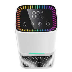 Petite maison déshumidificateur Air Dyer Grand Enlevant d'humidité intérieure Silent Air Purification 1.6L Déshumidificateur US Branche,1 x Déshumidificateur 1 x Adaptateur d'alimentation 1 x Manuel anglais, blanc