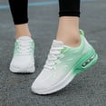 thumbnail image 2 of DXOUPM Chaussures de Course pour Femmes à Blocs de Couleur Espadrilles Mode Légères Marche Gym Entraînement Chaussures, 2 of 3