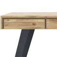 thumbnail image 4 of Allora Solid Acacia Wood Writing Desk in Golden Wheat, 4 of 7