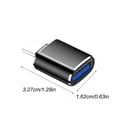 thumbnail image 3 of Oliegs Heated Blanket OTG Converter For IPhone USB 3.0 Microphone U Disk Sound Card Reader Chocolate, 3 of 4