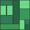 thumbnail image 1 of Ahgly Company Machine Washable Indoor Square Transitional Forest Green Area Rugs, 7' Square, 1 of 7