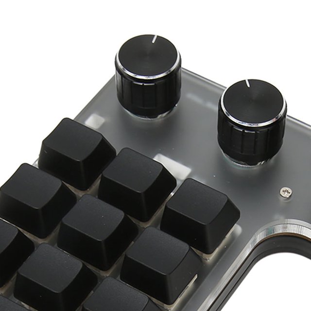 Key Mechanical Keyboard,12 Key 3 Knob Mechanical Keyboard Gaming Keyboard Reliable and Durable