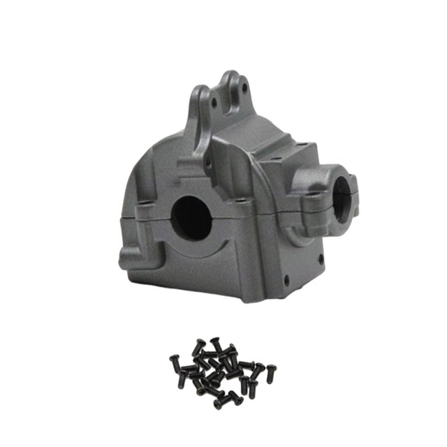 Xingzhi 1pieces 1/14 Gear Box RC Upgrade Part Aluminum Alloy Wear And Crash Resistant Rc Gear Box For Wltoys 144001 RC Car Part Titanium