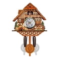 thumbnail image 1 of fastboy Traditional Black Forest Chalet Clock For Charming And Timeless Décor Cuckoo Clock Easy To Read CM011, 1 of 6