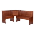 thumbnail image 1 of Linon Chelsea Unité d'Angle de Coin-Repas en Bois, Fini Noyer Brun, avec Rangement sous le Banc, (Ensemble de 1), 1 of 12