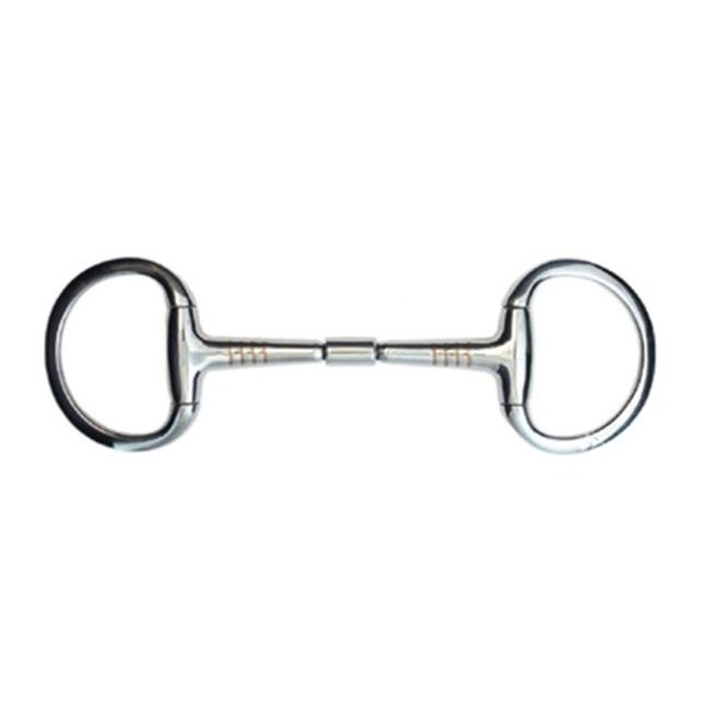 Jacks 20140-5-1-4 Stainless Steel Copper Inlay Eggbutt Snaffle Bit - 5.25 in.