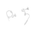 thumbnail image 3 of Abbracc Clips de Boucles d'Oreilles Non Perçants à Coller sur Lunette 12mm Blanc, 3 of 8
