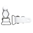 thumbnail image 3 of 10x Jarretières Réglables 20 mm pour Femmes, Bas Cuisse, Clip de Ceinture, Blanc, 3 of 5