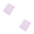 thumbnail image 3 of Baohd Extension Strap Bra Extender Buckle 3 Rows 3 Hooks Women Multicolor Lengthened Band Lingerie Replacement Intimates pink 2Set, 3 of 6