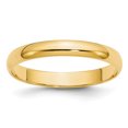 thumbnail image 1 of Bague Demi-Ronde Légère en Or Jaune 14K 3 mm Taille 11,5, 1 of 3