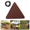thumbnail image 1 of fastboy Canvas Camping Triangle Stool Cloth Travel Hiking Gardening Backpacking Brown, 1 of 9