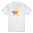 thumbnail image 1 of Cute Snail Graphic "Snailed It" Quote Underneath Men's T-shirt, 1 of 1