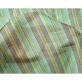 thumbnail image 3 of oneOone Silk Tabby Fabric Multicolor Stripe Print Fabric BTY 42 Inch Wide, 3 of 3