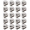 thumbnail image 2 of 20pcs 360 Rotatable D Ring Rivets with Hole Punch, Zinc Alloy, DIY Leather Craft Purse Decoration for Handbags, 2 of 7
