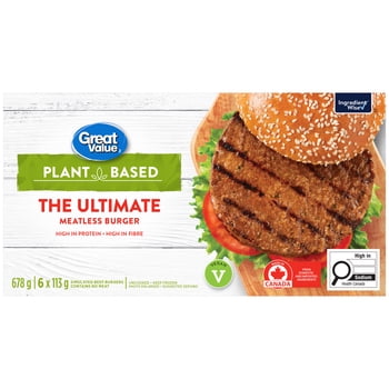 Great Value le Burger Sans Viande Suprême 678 g