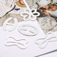 thumbnail image 3 of Bra Strap Clips for Women 8 Shaped Heart Flower Design Underwear Accessories Slipping Racerback Convertible Straps Holder, 3 of 3