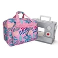 thumbnail image 3 of Nylon Sewing Machine Handbag Tote Organizer Carrying Case Universal Pink, 3 of 8
