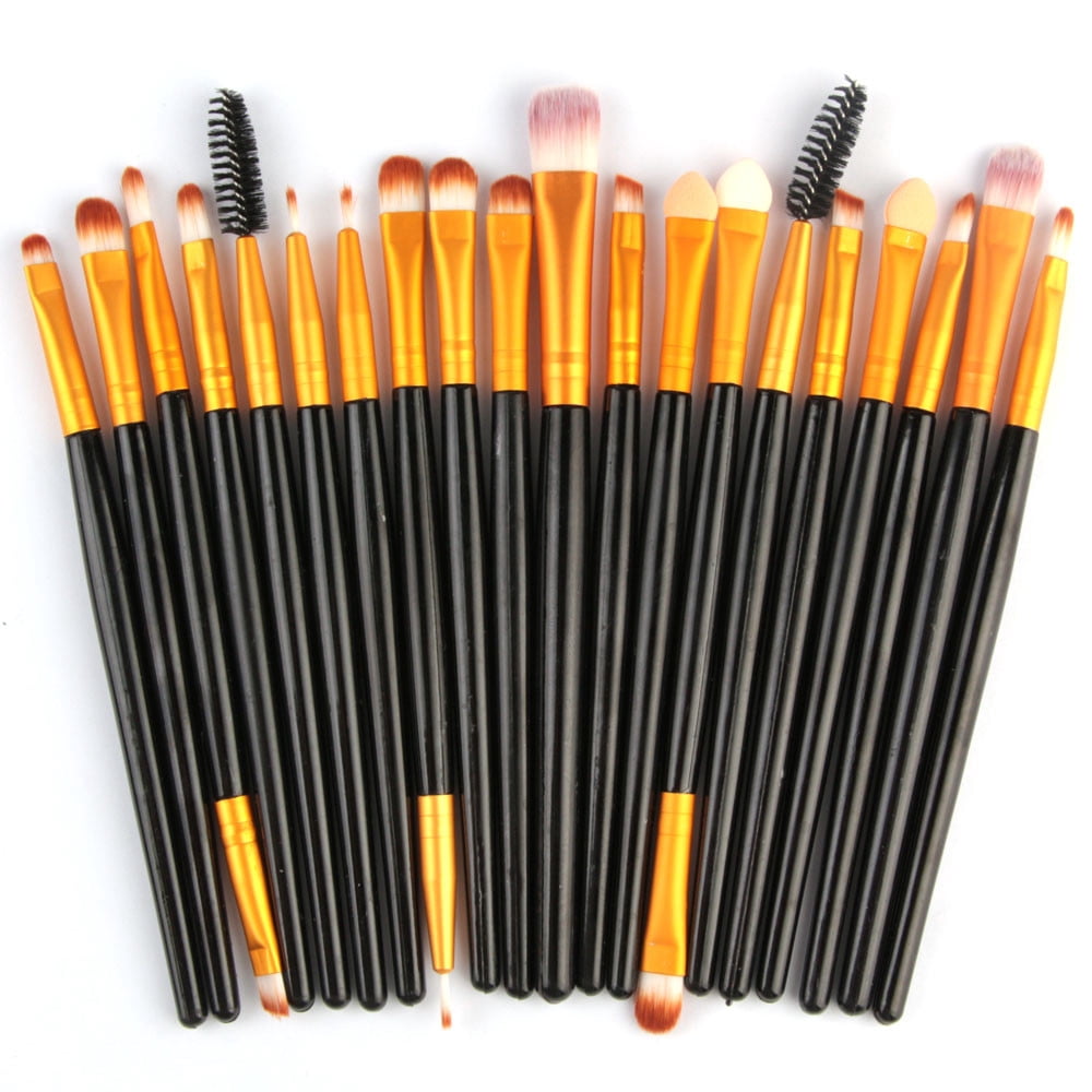 CEHVOM 20Pcs/set Makeup Brush Set tools Make-up Toiletry Kit Wool Make Up Brush Set