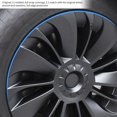 thumbnail image 4 of Housse de Roue, Durable Haute Résistance Noir Mat pour Modèle Y 2020 à 2023, 4 of 8