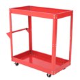 thumbnail image 1 of Service Tool Cart, Rolling Utility Trolley 2-Tray  for Workshop for Car Repairing Store, 1 of 8