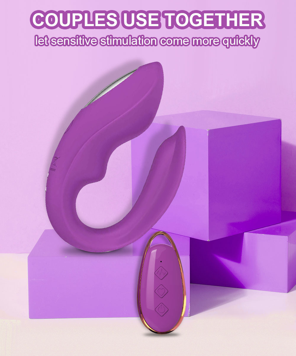XBONP Wearable G Spot Stimulator Remote Control Panty Vibrator for Women Purple