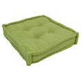 thumbnail image 1 of Blazing Needles 20-SQ-MS-ML Coussin de Sol Carré 20 Pouces avec Boutons - Mojito Lime, 1 of 2