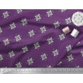 thumbnail image 2 of Soimoi Rayon Crepe Fabric Floral Block Print Sewing Fabric Yard 46 Inch Wide, 2 of 3