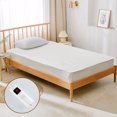 thumbnail image 2 of Costway Mattress Pad Twin Size 76" x 39"  Machine Washable Electric Bed Warmer With Overheat Protection, 2 of 9